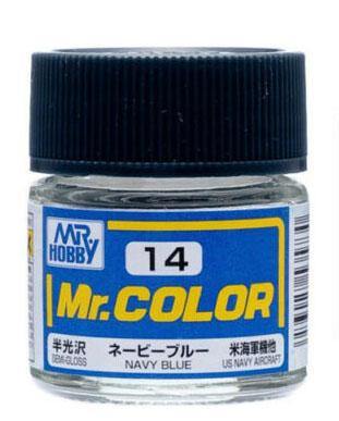 Mr Hobby: Mr. Color 14 - Navi Blue (Semi-Gloss/Aircraft) - Trinity Hobby