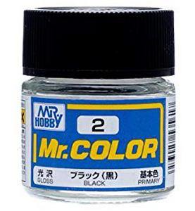 Mr Hobby: Mr. Color 2 - Black (Gloss/Primary) - Trinity Hobby