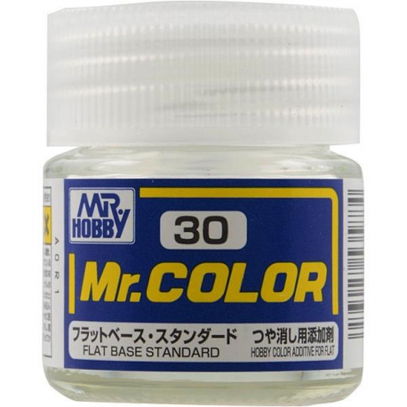 Mr Hobby: Mr. Color 30 - Flat Base (Flat/NA) - Trinity Hobby