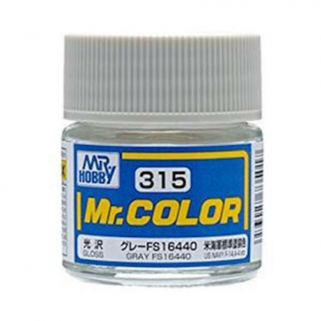 Mr Hobby: Mr. Color 315 - Gray FS16440 (Semi-Gloss/Aircraft) - Trinity Hobby
