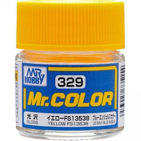 Mr Hobby: Mr. Color 329 - Yellow FS13538 (Gloss/Aircraft) - Trinity Hobby
