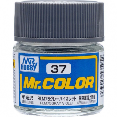 Mr Hobby: Mr. Color 37 - RLM75 Gray Violet (Semi-Gloss/Aircraft) - Trinity Hobby