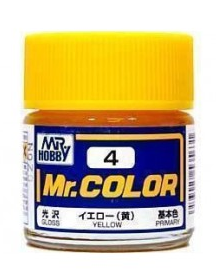 Mr Hobby: Mr. Color 4 - Yellow (Gloss/Primary) - Trinity Hobby