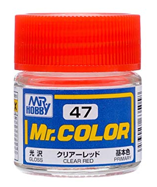 Mr Hobby: Mr. Color 47 - Clear Red (Gloss/Primary) - Trinity Hobby