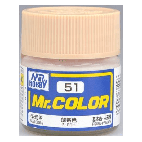 Mr. Color 51 - Flesh (Semi-Gloss/Primary) - Trinity Hobby