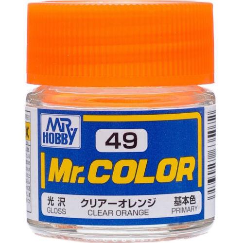 Mr Hobby: Mr. Color 49 - Clear Orange (Gloss/Primary) - Trinity Hobby