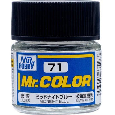 Mr Hobby: Mr. Color 71 - Midnight Blue (Semi-Gloss/Primary) - Trinity Hobby