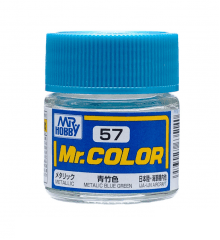 Mr Hobby: Mr. Color 57 - Metallic Blue Green (Metallic/Aircraft) - Trinity Hobby