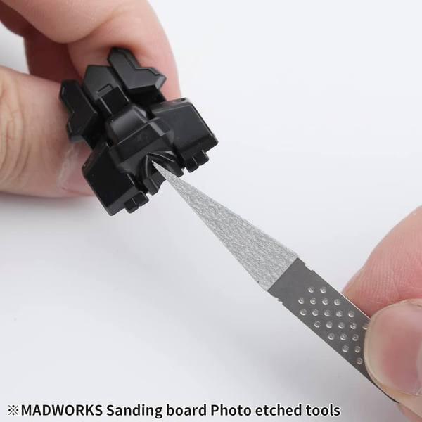 Madworks: Madworks MT18 Sanding Board Photo Etched Tools - Trinity Hobby