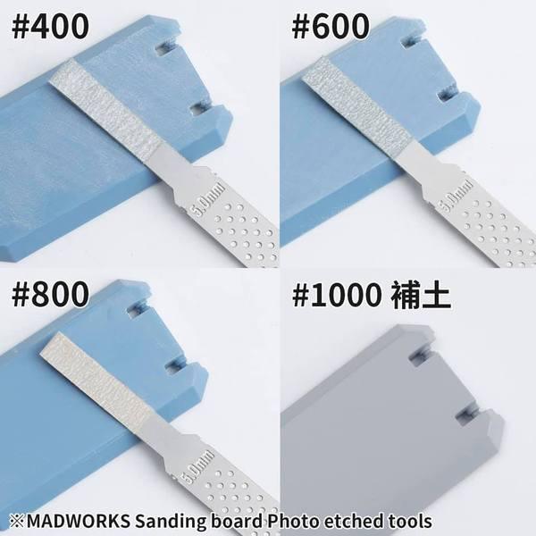 Madworks: Madworks MT18 Sanding Board Photo Etched Tools - Trinity Hobby