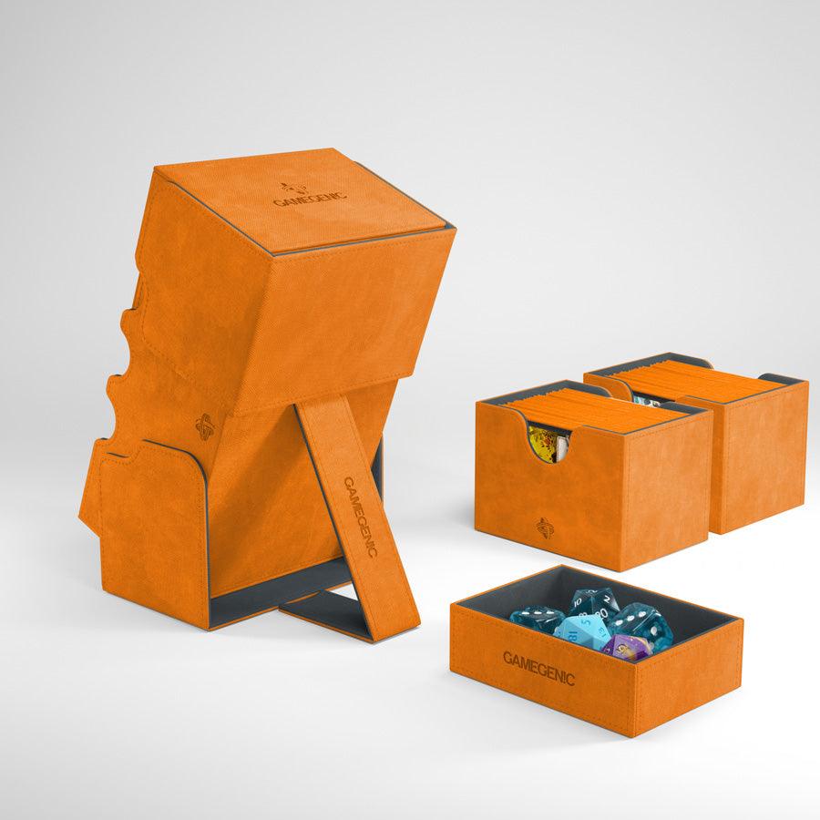 Deck Box: Stronghold Convertible Orange (200ct) - Trinity Hobby