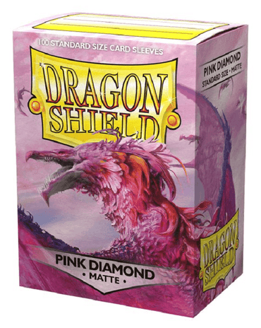 DRAGON SHIELD SLEEVES PINK DIAMOND 100CT - Trinity Hobby