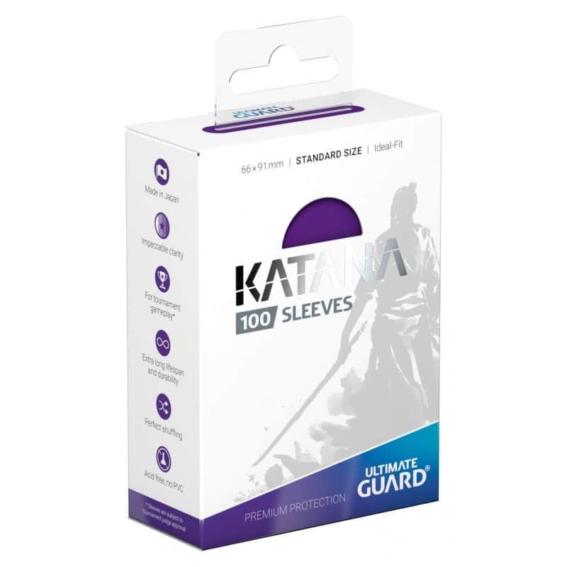 Ultimate Guard SLEEVES KATANA PURPLE 100CT - Trinity Hobby