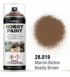 Vallejo Aerosol - Beasty Brown 400ml - Trinity Hobby