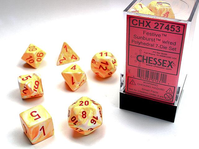 FESTIVE 7-DIE SET SUNBURST/RED - Trinity Hobby