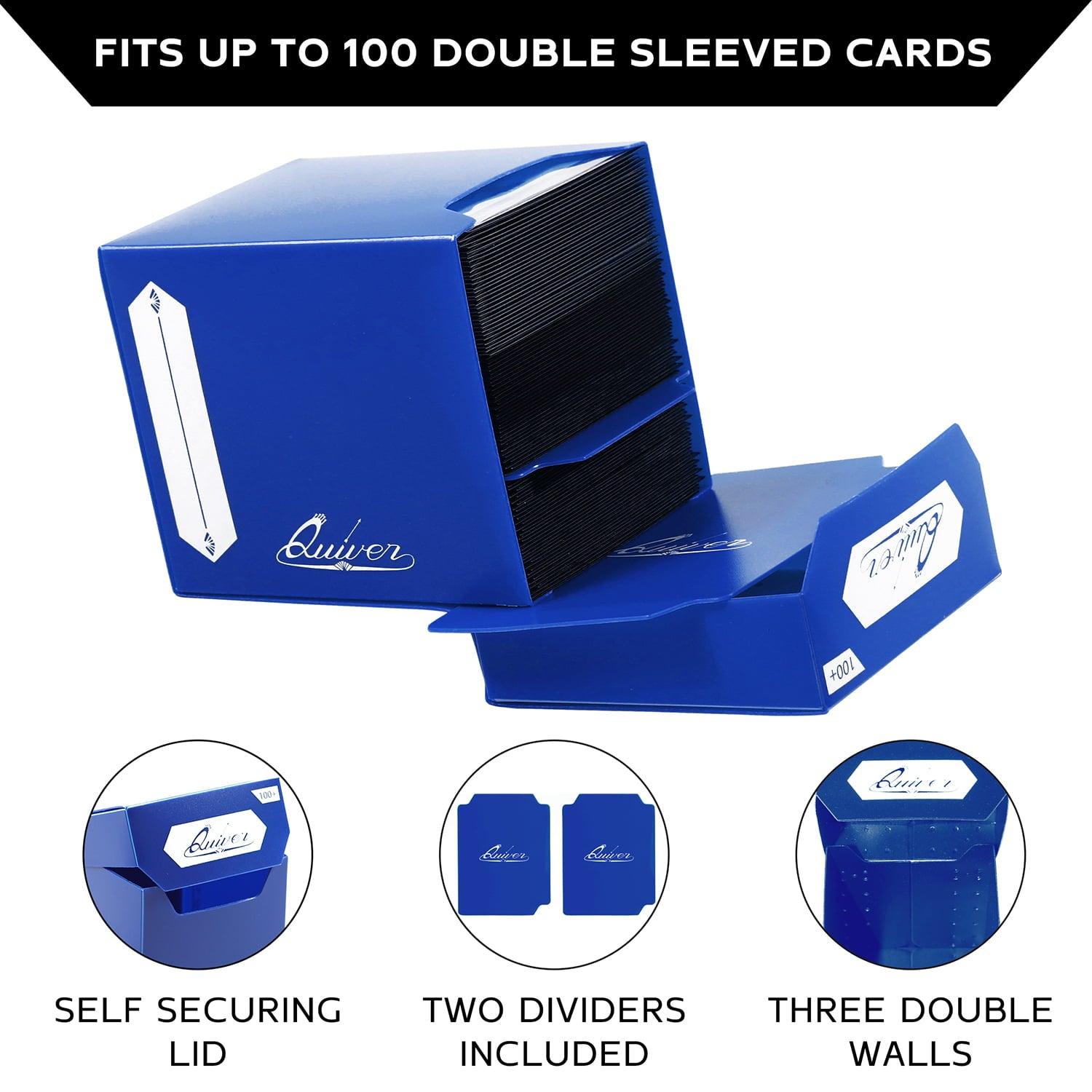 QUIVER TIME BUNDLE DECK BLOCK 100+/SLEEVES BLUE - Trinity Hobby