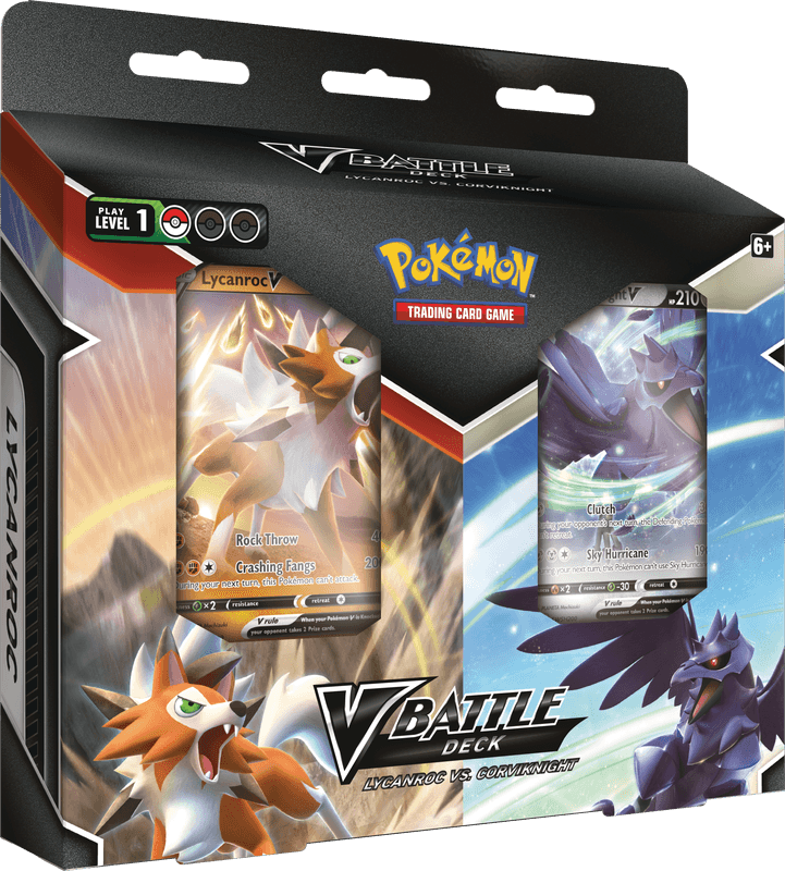 POKEMON V BATTLE DECK LYCANROC VS CORVIKNIGHT - Trinity Hobby