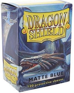 DRAGON SHIELD SLEEVES MATTE BLUE 100CT - Trinity Hobby