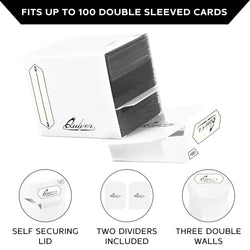 QUIVER TIME BUNDLE DECK BLOCK 100+/SLEEVES WHITE - Trinity Hobby