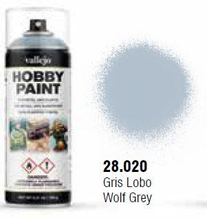 Vallejo Aerosol - Wolf Grey 400ml - Trinity Hobby