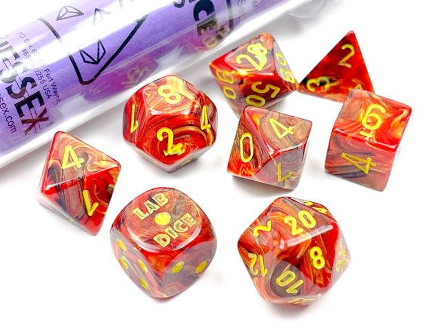 VORTEX 7-DIE SET UNDERWORLD/YELLOW - Trinity Hobby