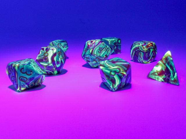 VORTEX 7-DIE SET UNDERWORLD/YELLOW - Trinity Hobby