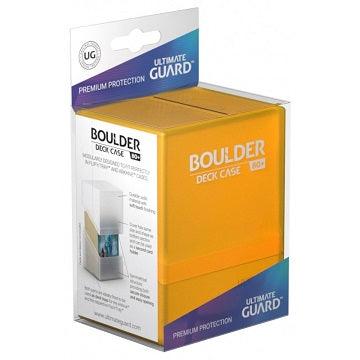Ultimate Guard - DECK CASE BOULDER 80+ AMBER - Trinity Hobby
