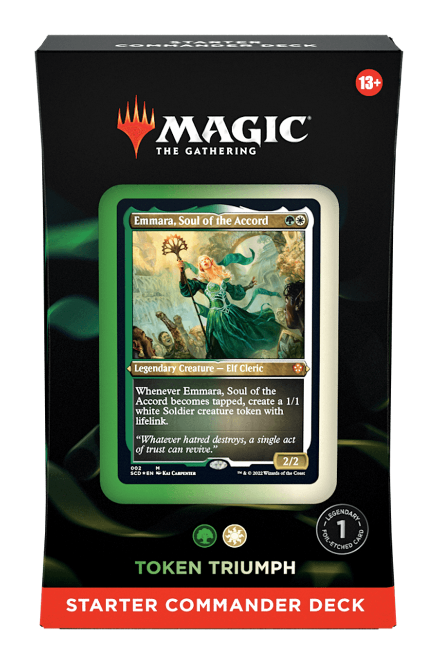 MTG STARTER COMMANDER DECK - Token Triumph (Green-White) - Trinity Hobby