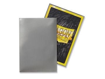 DRAGON SHIELD SLEEVES JAPANESE SILVER60CT - Trinity Hobby