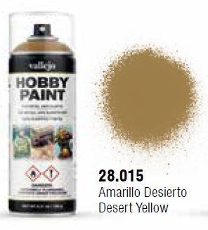 Vallejo Aerosol - Desert Yellow 400ml - Trinity Hobby