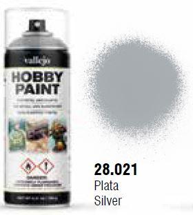 Vallejo Aerosol - Silver 400ml - Trinity Hobby