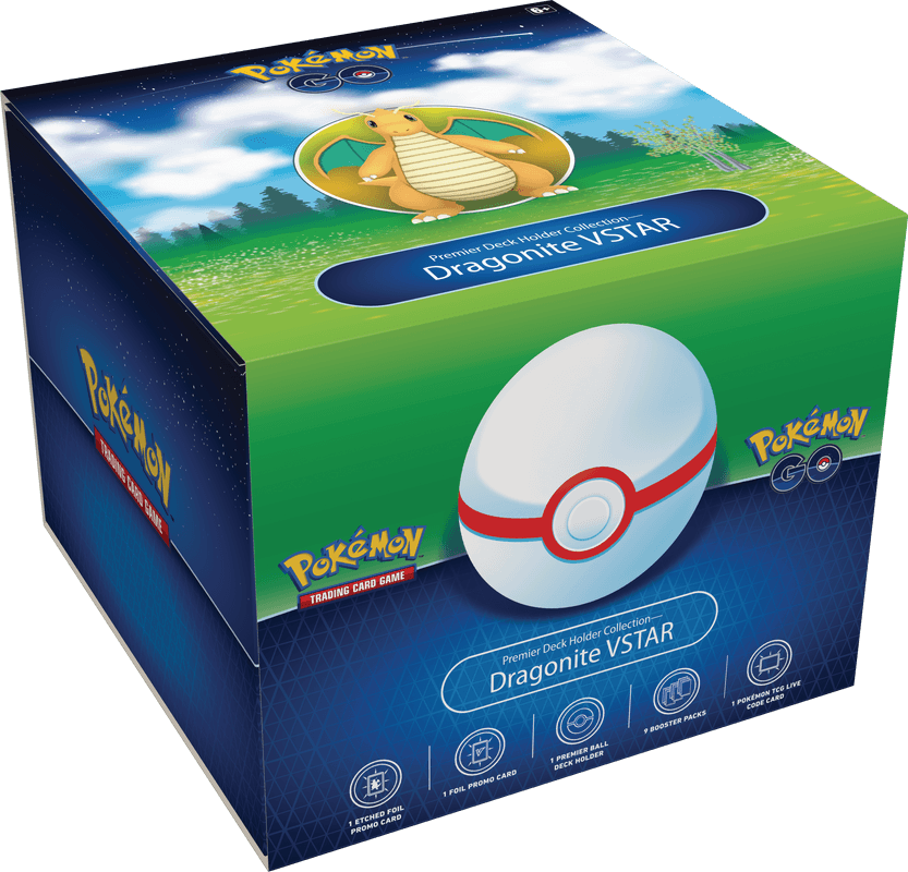 POKEMON GO PREMIER DECK HOLDER DRAGONITE VSTAR - Trinity Hobby