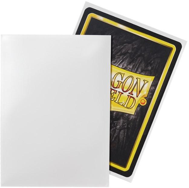 DRAGON SHIELD SLEEVES WHITE 100CT - Trinity Hobby