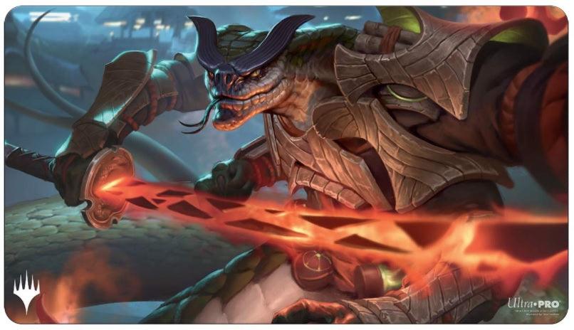 UP PLAYMAT MTG KAMIGAWA NEON DYNASTY PLAYMAT B - Trinity Hobby