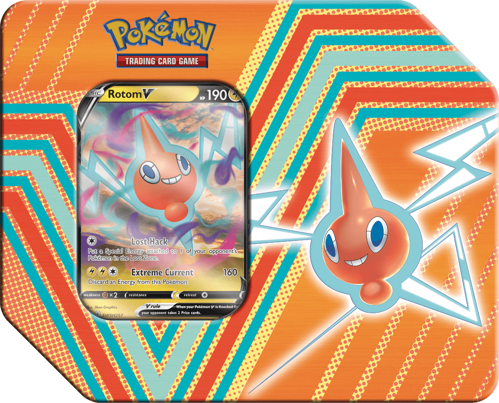 POKEMON HIDDEN POTENTIAL TIN - Rotom V - Trinity Hobby