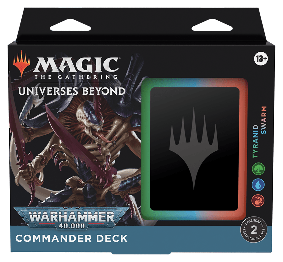 MTG WARHAMMER 40000 COMMANDER REGULAR DECK - Tyranid Swarm - Trinity Hobby