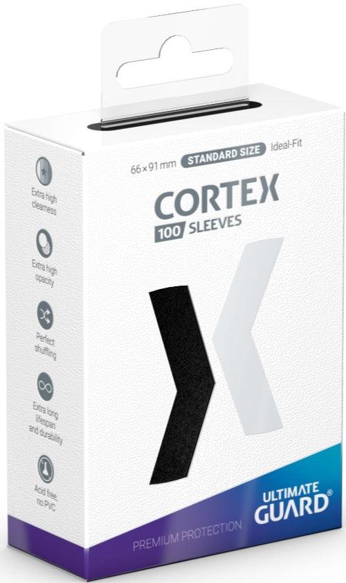 UG SLEEVES CORTEX STANDARD GLOSSY BLACK - Trinity Hobby