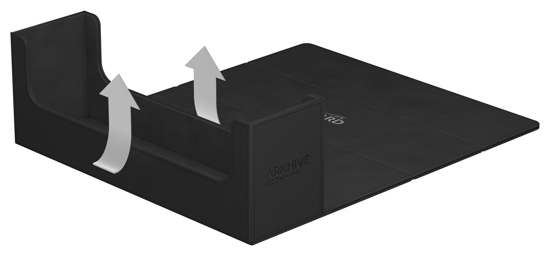 UG DECK CASE ARKHIVE 400+ MONOCOLOR BLACK - Trinity Hobby