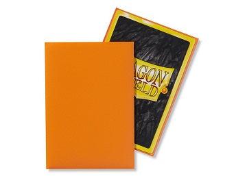 DRAGON SHIELD SLEEVES JAPANESE MATTE ORANGE 60CT - Trinity Hobby