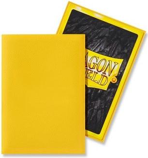 DRAGON SHIELD SLEEVES JAPANESE MATTE YELLOW 60CT - Trinity Hobby