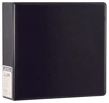 Ultra Pro BINDER 3IN PLAIN BLACK - Trinity Hobby