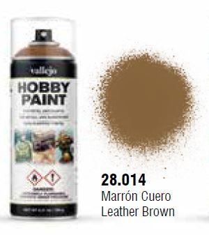 Vallejo Aerosol - Leather Brown 400ml - Trinity Hobby