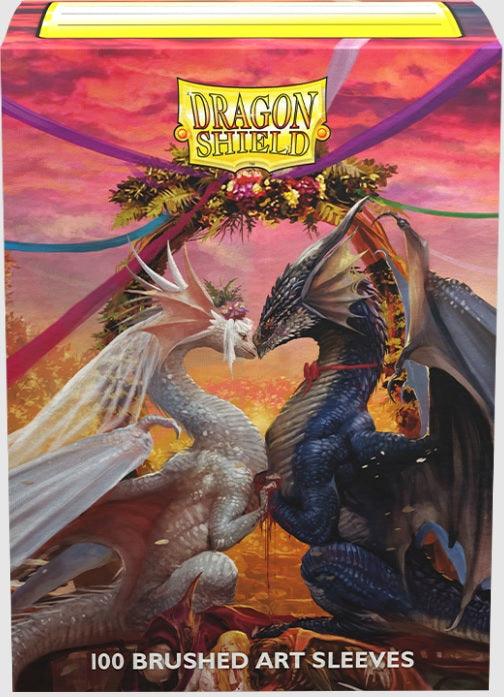 DRAGON SHIELD SLEEVES VALENTINE DRAGON 2023 100CT - Trinity Hobby