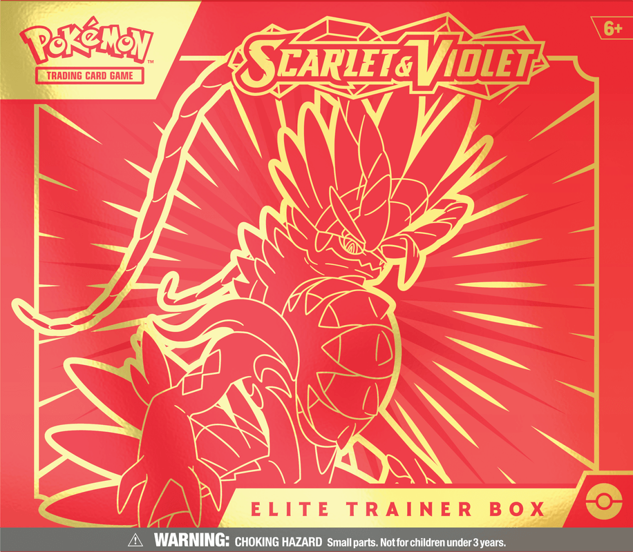 POKEMON SV1 SCARLET AND VIOLET ELITE TRAINER BOX - Koraidon - Trinity Hobby