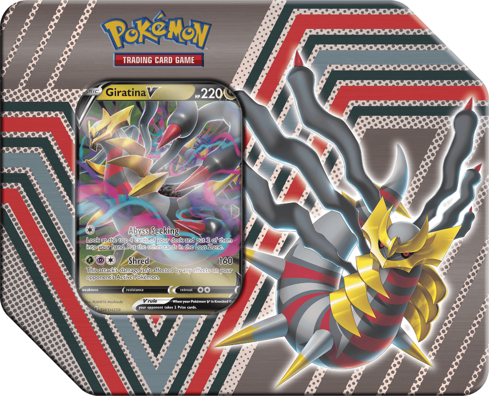 POKEMON HIDDEN POTENTIAL TIN - Giratina V - Trinity Hobby