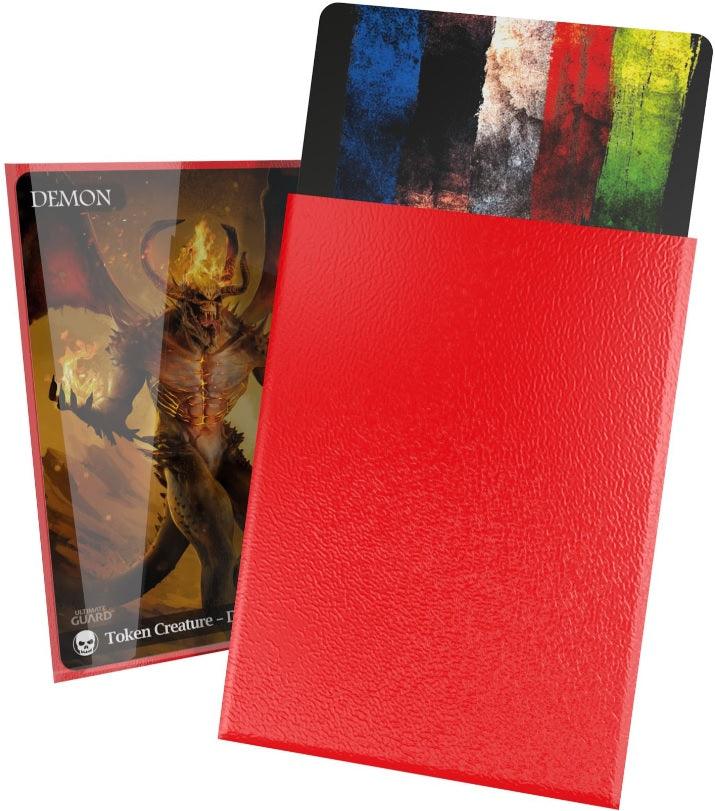 UG SLEEVES CORTEX STANDARD GLOSSY RED - Trinity Hobby
