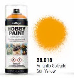 Vallejo Aerosol - Sun Yellow 400ml - Trinity Hobby
