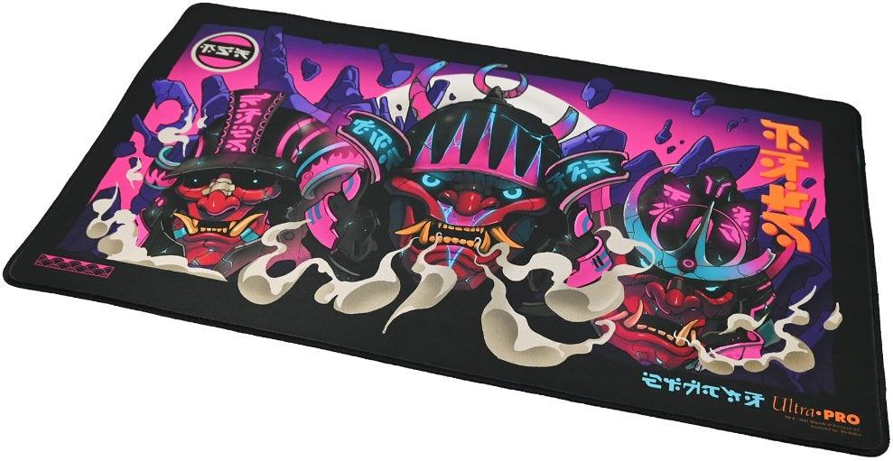 UP PLAYMAT MTG KAMIGAWA NEON DYNASTY STITCHED BLCK - Trinity Hobby