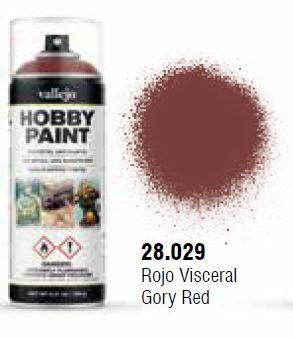 Vallejo Aerosol - Gory Red 400ml - Trinity Hobby