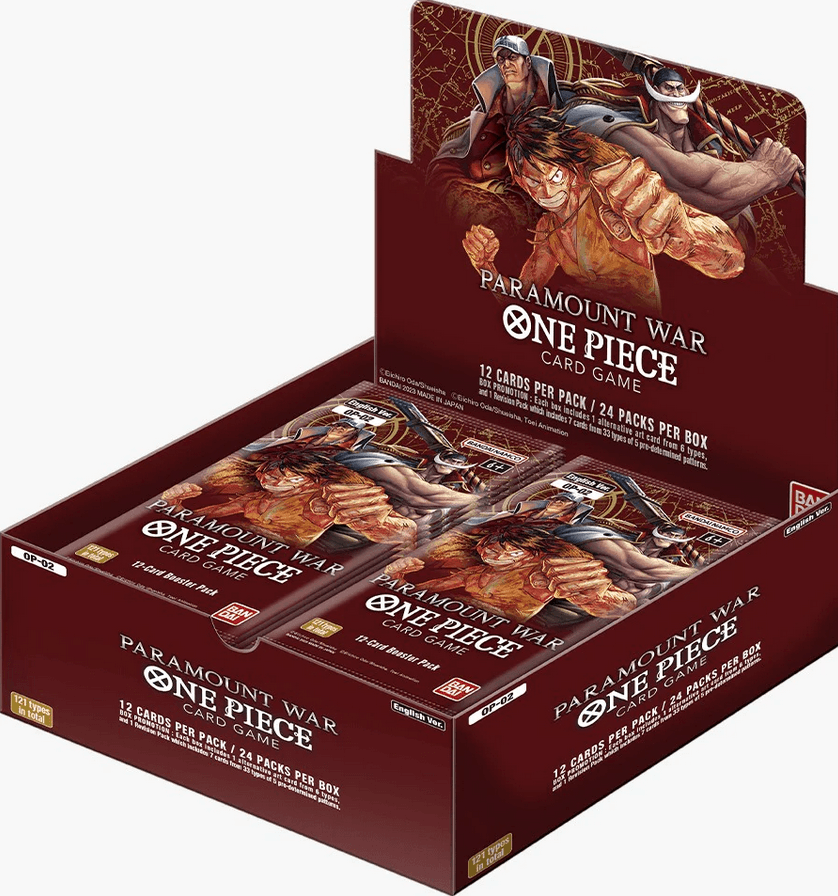 ONE PIECE CG PARAMOUNT WAR BOOSTER - Trinity Hobby